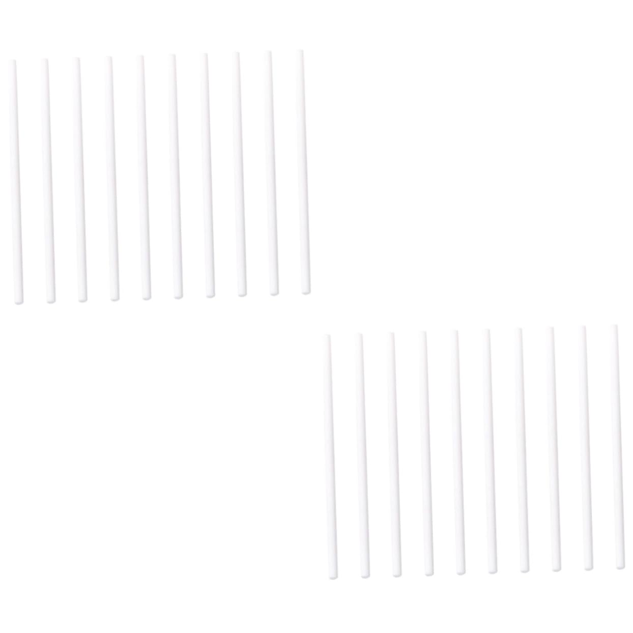 HAPINARY 2sets High Temperature Stick Jewelry Firing Tool Ceramic Hanging Burning Rods for Kiln Heat Resistant Pottery Accessories 10pcs*2