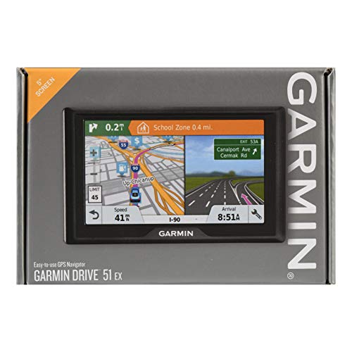 Garmin Drive 51 EX 5.0' GPS Navigator with Real Directions & Direct Access