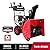 PowerSmart Gas Snow Blower 24-Inch, Commercial Duty 2-Stage 212cc OHV Engine with Electric Start, Self Propelled System, LED Light