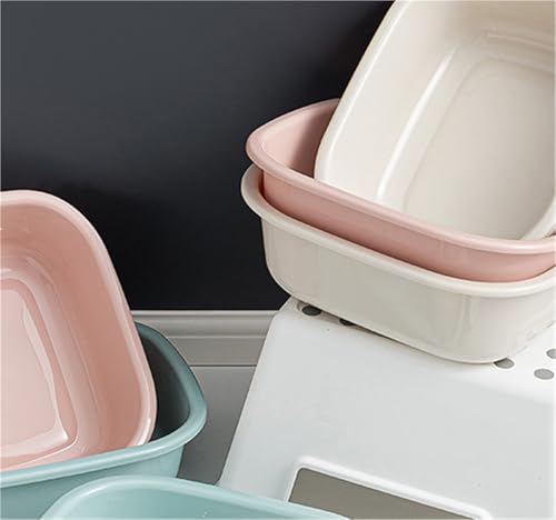Cubeta Plástica Rectangular para Baño de Pies Rosa miniatura 7