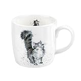 Wrendale Designs by Hannah Dale Lady of The House Mug, Bone China, Multi Colour, 8.5 x 12 x 8 cm