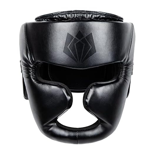 FitsT4 Boxing MMA Muay Thai Kickboxing UFC Sparring Helmet Fighting Training Headgear Head Guard Protector with Nose Protection