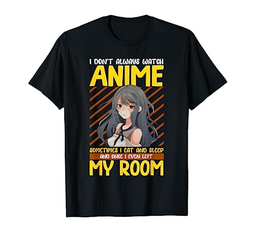 Ich schaue nicht immer Anime Otaku Culture Manga Lover T-Shirt