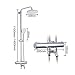 Produktbild Auto-Thermostat-Steuerung Dusche, Wasserhähne Bad Mischbatterie Regendusche Set Wasserfall Badewanne Wasserhahn Mischbatterie, A