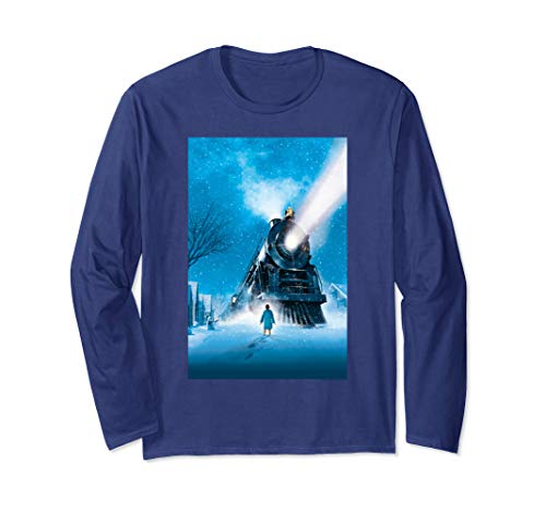 The Polar Express Train Poster Long Sleeve T-Shirt