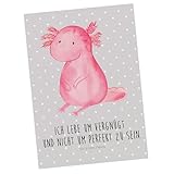 PERFEKTES MOTIV - Axolotl Weisheit, Freundin, fröhlich, Lebensweisheit, Liebe, vergnügt, Axolot, Lebensstil, zufrieden, Axolotl