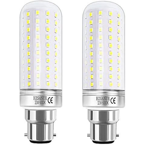 HZSANUE 32W B22 LED Corn Bulbs Cover