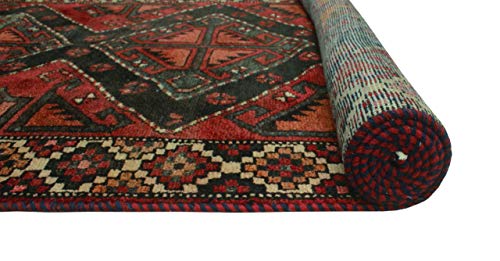 Noori Rug Vintage Distressed Oaklyn Rust/Charcoal Runner, 3'3 X 9'4 #TOP4