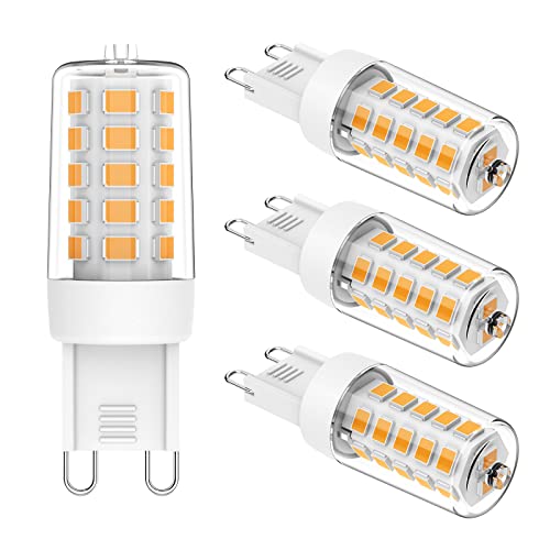 Aegislogic G9 Led Bulb 2700K Dimmable Soft Warm White for Daylight Light 330 lumens 3W Equivalent 10W 20W 30W Halogen Light Repalcement 4 Pack