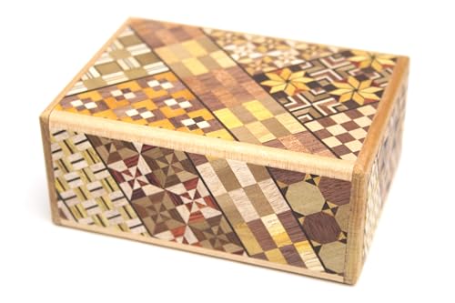 箱根寄木細工 秘密箱４回仕掛け Japanese puzzle box 4stepsのサムネイル