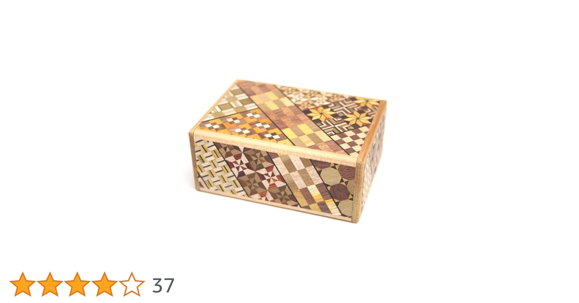 Amazon | 箱根寄木細工 秘密箱4回仕掛け Japanese puzzle box