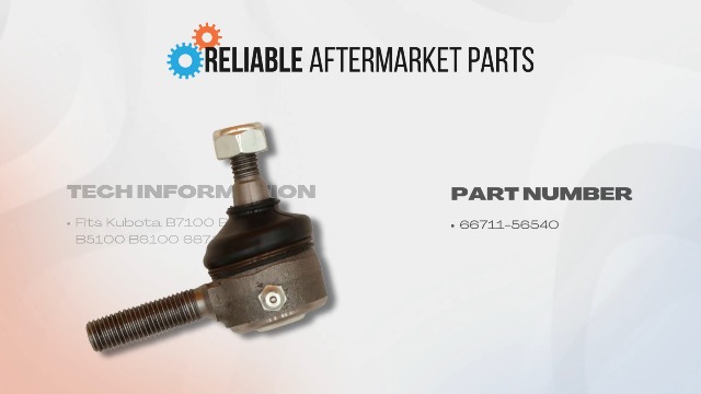 Amazon.com: Tie Rod End - Right Hand Fits Kubota B7100 B6000 B5100