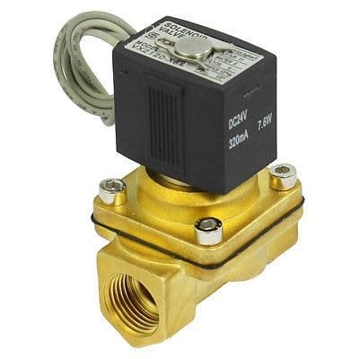 Électrovanne pneumatique 2 positions 24V DC distributeur d'air 3/8" PT industriel