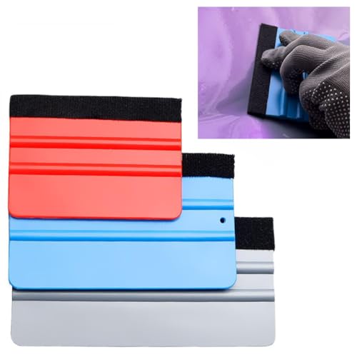 Image of Hodaqe Felt Edge Squeegee Applicator Set, 4, 5, 6 Inch