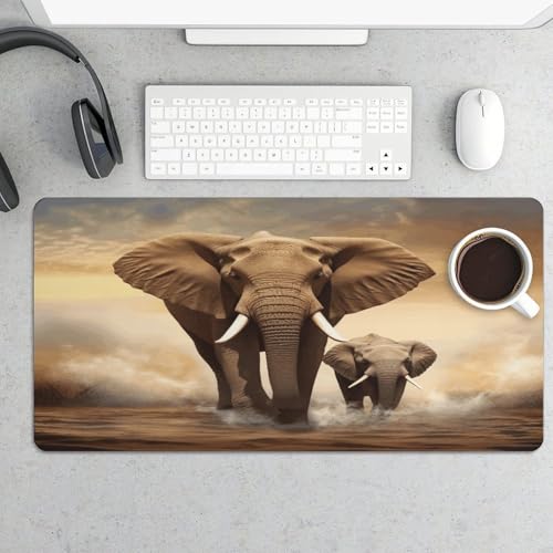 Alfombrilla Elefante para Escritorio Grande Impermeable miniatura 5