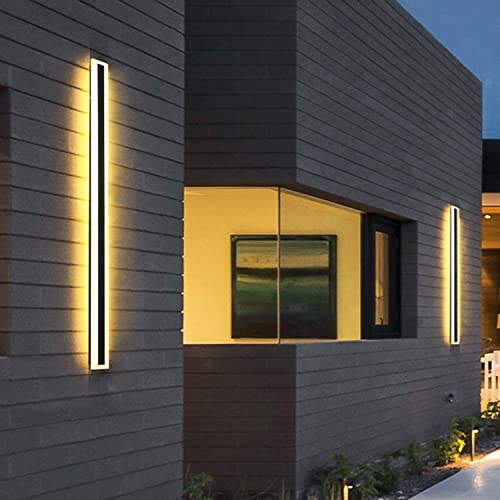Aidenkid Long Strip Wall Light, Outdoor Long Led Porch Lights, Rgb Acrylic Wall Lamp, Waterproof Ip67 Wall Light Fixture For Porch, Living Room, Patio – Rgbcw (Rgbcw, 31.5Inch) #TOP3