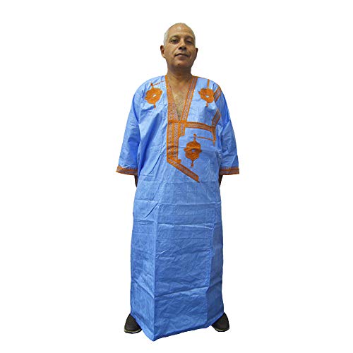 Caftán chilaba djellaba Sahara para hombre túnica árabe de 75x140 cm