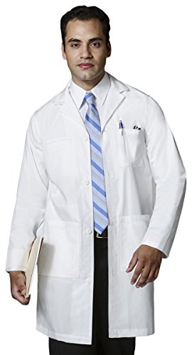Black Friday Sale 2022 WonderWink Men's Wonderlab Professional Long Coat, White, 40 Black Friday Sale 2022 WonderWink Men's Wonderlab Professional Long Coat, White, 40