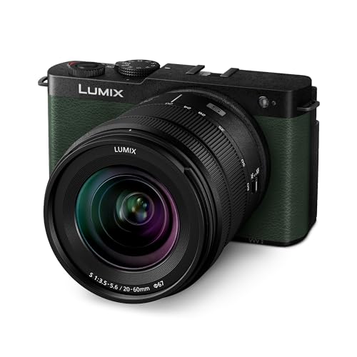 Image of LUMIX S9 Full Frame Camera with 20-60mm F3.5-5.6 L Mount Lens, Compact Mirrorless Camera for Content Creators with Real Time LUT, Open Gate and Easy Sharing of Photos & Video - DC-S9KG (Green)