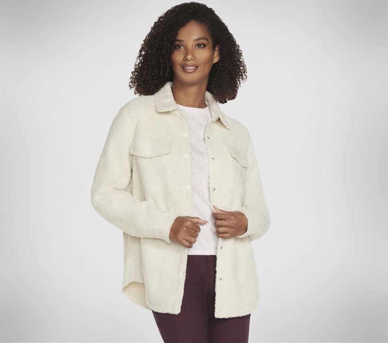 Skechers Men's Sherpa Shacket Shirt Jacket