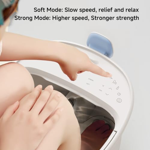 11.5-inch Foot Spa with Four Detachable Electric Massage Turntables, Featuring Circular Water Column Surfing Technology, Built-in Timer, and Intelligent Water Temperature Control by beici - Image 6