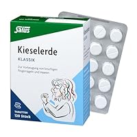 Salus - Kieselerde Klassik - 1x 120 Tabletten - traditionelles Arzneimittel - zur Vorbeugung von brüchigen Fingernägeln und Haaren - 810 mg Kieselerde pro Tablette