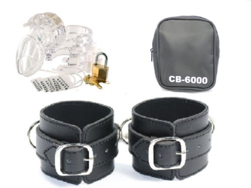 Cb6000 Male Chastity (Includes Good Quality Handcuffs)