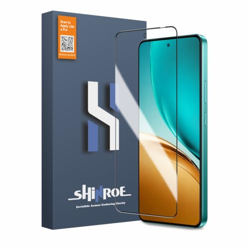 Image of Tempered Glass for Realme 14T - Military Grade 9H Screen Guard, Anti-Scratch, Shatterproof, Edge to Edge Full Coverage - Black Border