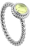 Der hellgrüne Peridot Schmuckstein, der in den Silberschmuck eingefasst ist, ist ein besonderes Highlight dieses Silberrings - die Freundin, Frau, Mutter oder Schwester mit ganz besonderem Damenschmuck überraschen