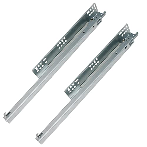 URBEST Drawer Slide,Under-Mount Concealed Self Soft Close Under?Concealed Cabinet Furniture Drawer Runners (16 Inch)