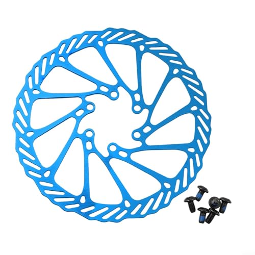 Stainless Steel Ventilated for Bike Disc Brake for 160mm / 180mm / 203mm Hydraulic Brakes, 6-Bolt Mount, Lightweight & Heat-Dissipating(160mm)