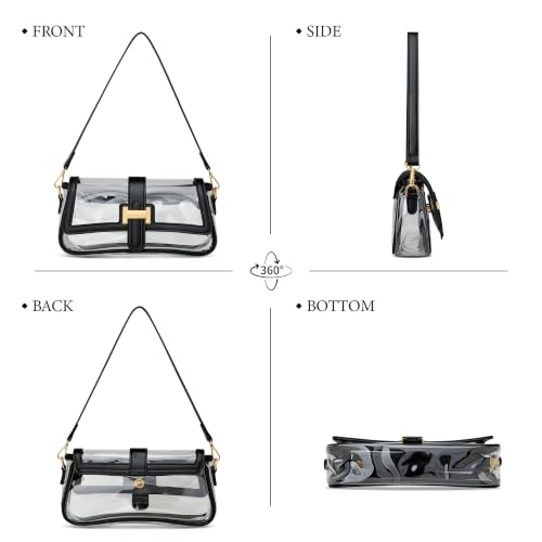 Image of KKXIU Shoulder Bag for Women Small Hobo Handbag Mini Retro Clutch Purses