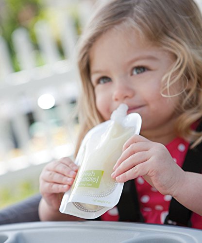 Image of Infantino Disposable Baby Food Pouches, 50-Pack, Homemade Snacks On the Go