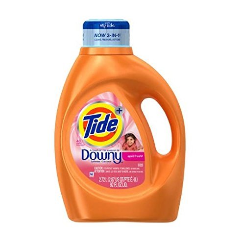 TidePlus a Touch of Downy Liquid Laundry Detergent, April Fresh - 92 oz by Tide