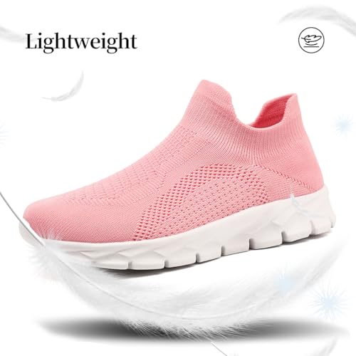 Image of Womens Shoes Running Walking Sneakers Slip On Sport Outdoor Casual Tennis Workout AthleticGym Shoes Lightweight Comfortable Fashion Fitness Shoes