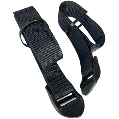 TreadLife Fitness Rowing Machine Replacement Foot Straps for Concept 2 Rower | 1 or 2 Pack
