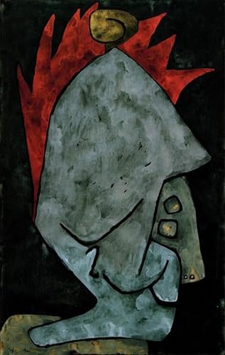 Tableau Paul Klee Méphisto en Pallas : impression sur toile nordique 60x90cm pour chambre