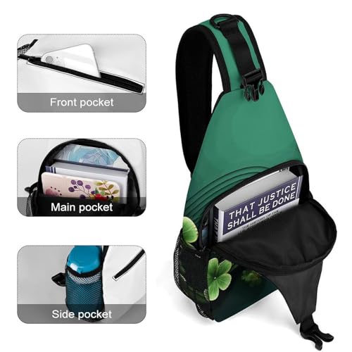 Bolso tipo sling para viaje y senderismo unisex miniatura 4