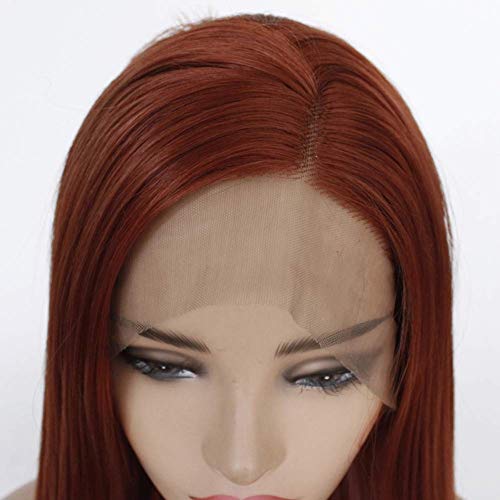 Preisvergleich Produktbild LinkLvoe Vordere SpitzeperüCke,Damen PerüCke, Lange Glatte Haare Gradienten Schmutzig PerüCke PerüCke FüR Rollenspiel Alltagskleid