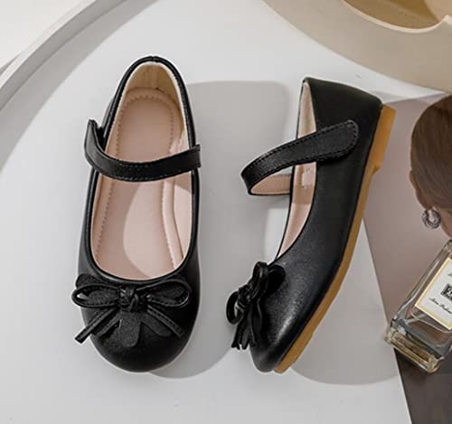 Girls Ballet Flats Bowknot Mary Jane School Wedding Party Flat Shoes4