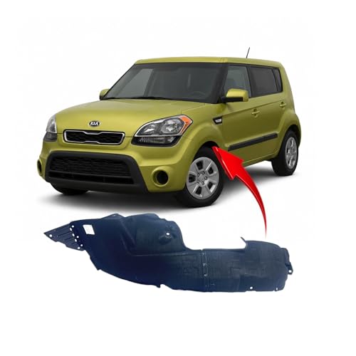 Image of FitParts Compatible with Kia Soul 2012-2013 Front Left Fender Liner