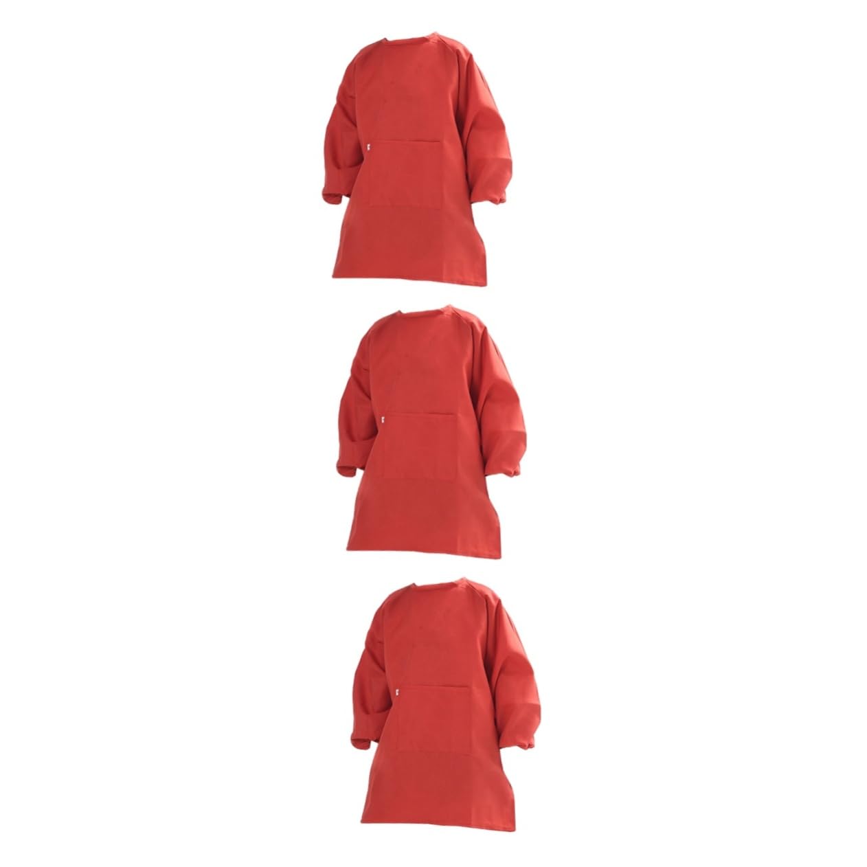 TOYANDONA Camice Da Pittura Camice Di Vernice Per Bambini Grembiuli Per Bambini Alla Rinfusa Grembiule Da Artista Per Bambini Grembiule Da Pittura Grembiule Da Disegno Rosso