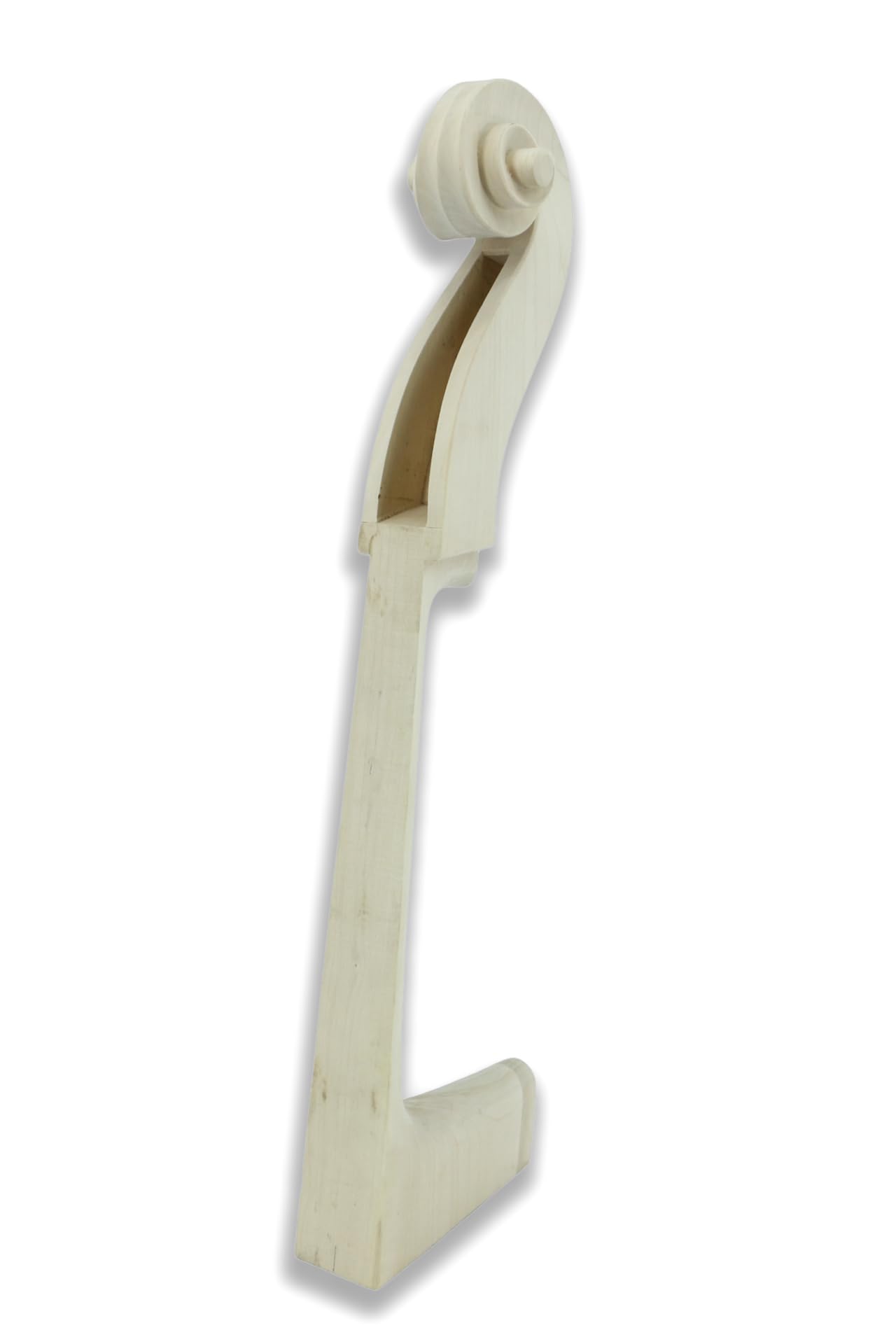 Yinfente 3/4 Double Bass Neck Natural Maple wood For Upright Double Bass Necks DIY Bass Project Set Up