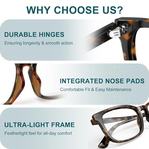 Image of Blue Light Glasses for Women Men Square Computer Glasses Anti Glare UV Blocking Vita