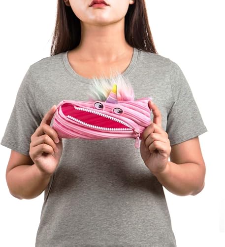 Image of ZIPIT Unicorn Pouch, Light Pink