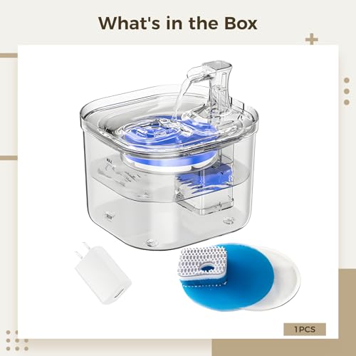 Fuente de agua automática para perros y gatos 2.6 gal miniatura 3