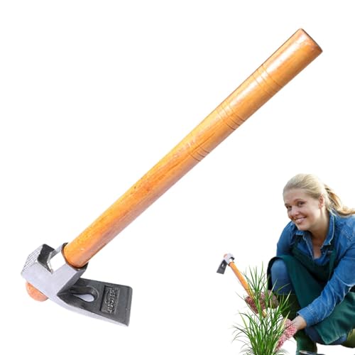 Genérico de Jardín para Deshierbar,Herramienta Manual de Jardinería | Escardillo Portátil | para Agricultores Paisajistas Colonos Macizos Florales Senderos Cerca Césped Patio Trasero Granja