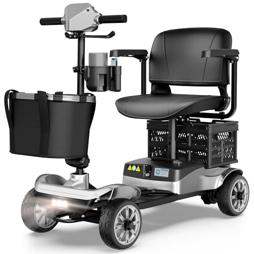 Foldable 4 Wheel Mobility Scooter for Adults