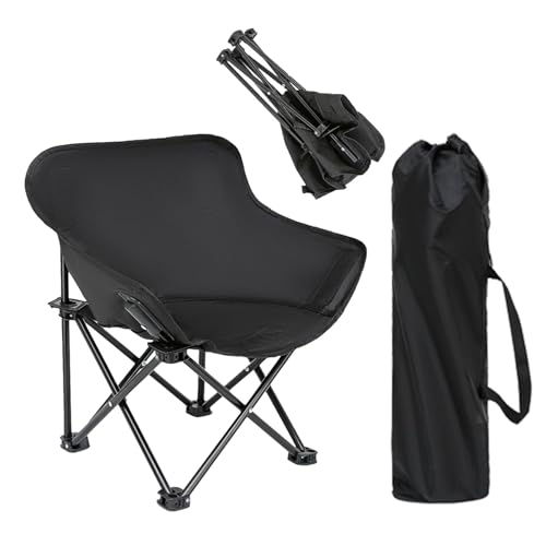 Seyrnicay Silla plegable para niños de camping para exteriores, taburete plegable ergonómico para interiores y exteriores, taburete de camping ligero, silla ergonómica de camping, taburete de pesca