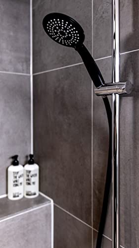 shower hose Design 175 cm black, Matt Black - Image 3